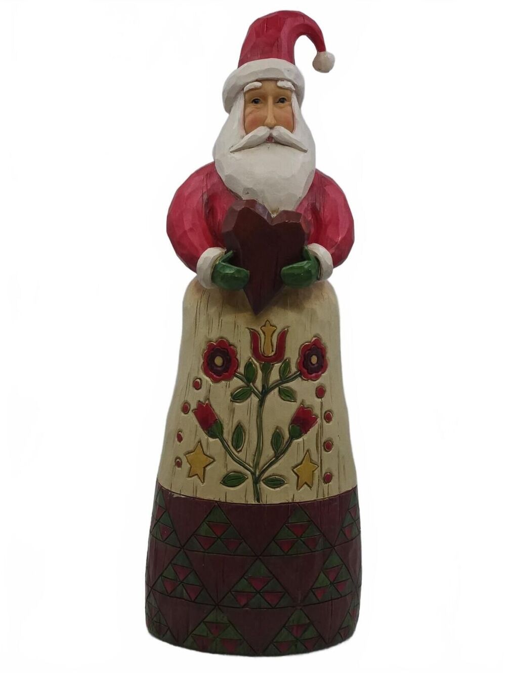 Jim Shore Folklore Santa with Heart Figurine 4058766 Boxed Enesco Pre-owned 2017